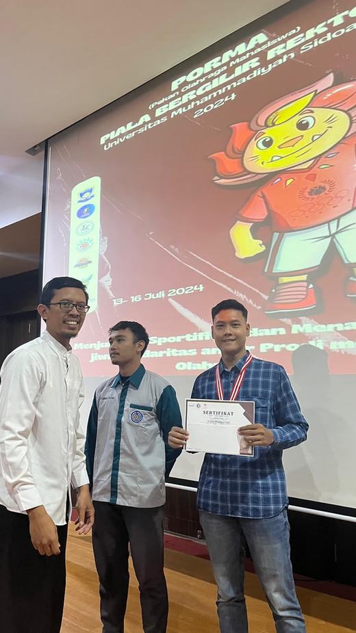 Hafid pada ajang PORMA UMSIDA